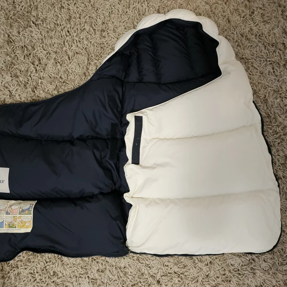 Moncler White Puffer Vest